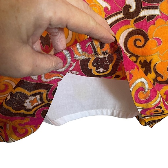 Milly of New York Paisley Print Scoop Neck Sleeveless Mini Dress Size 2 - Picture 6 of 13